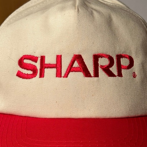 Vintage Sharp Electronics Snapback Hat Cap‎ - Picture 2 of 8